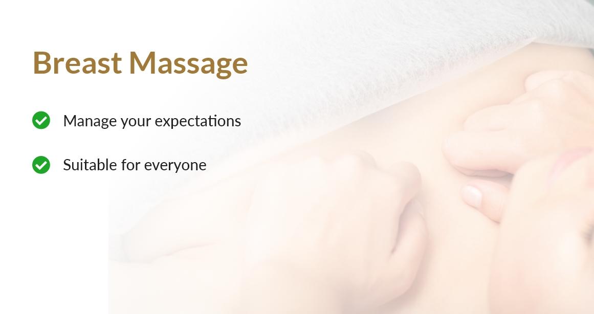 breast massage expectation